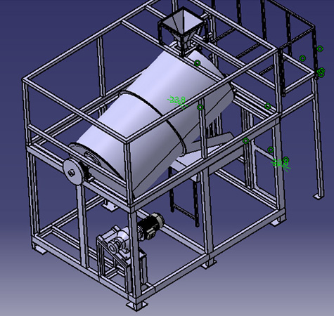 Eccentric Drum Blender