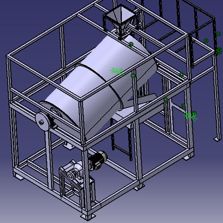 Eccentric Drum Blender